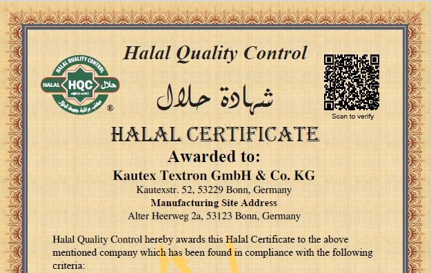 Halal Zertifikat KHO