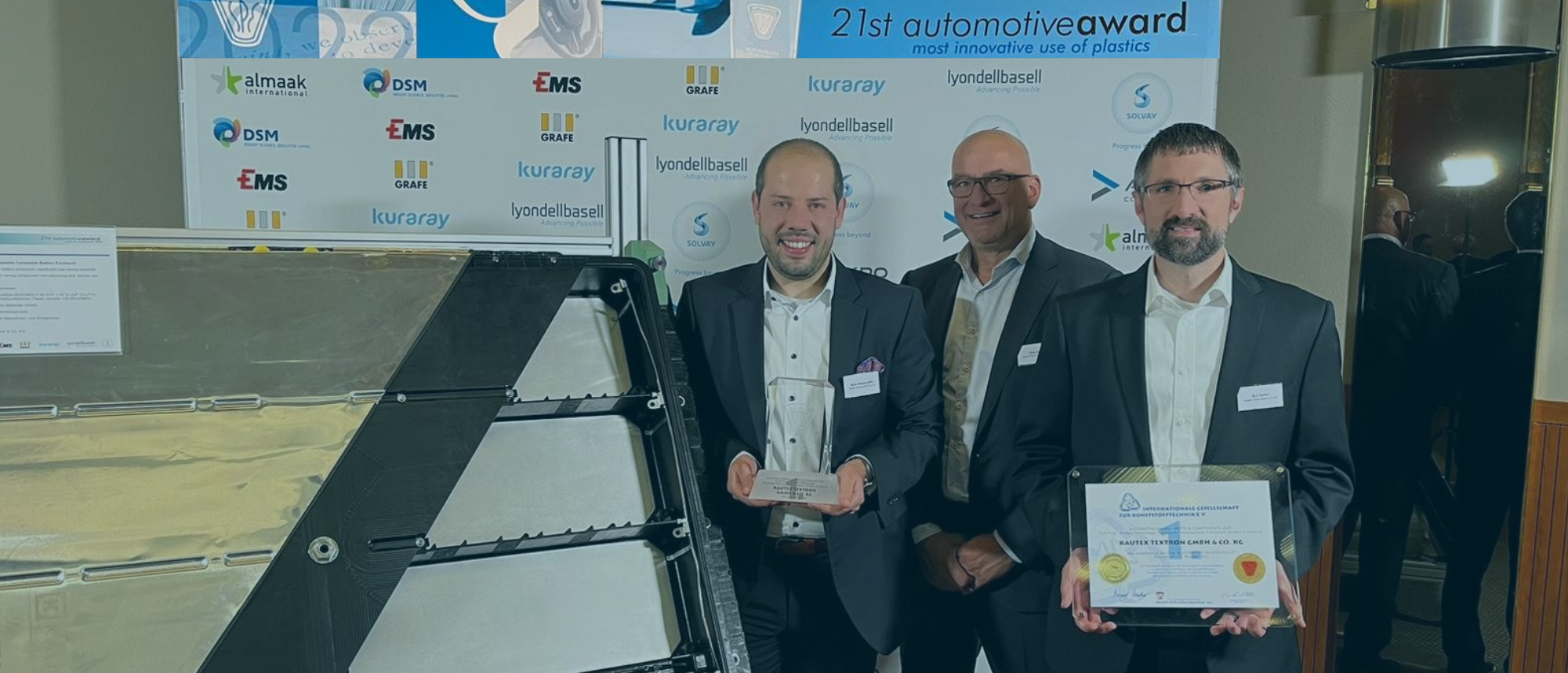 pentatonic team winning an award